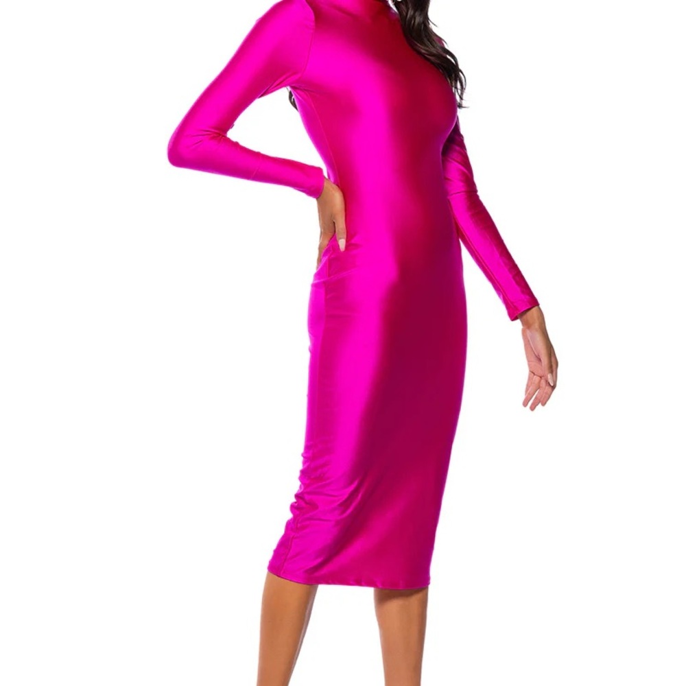 AKIRA Pink Long Sleeve Dress - Picture 2 of 15
